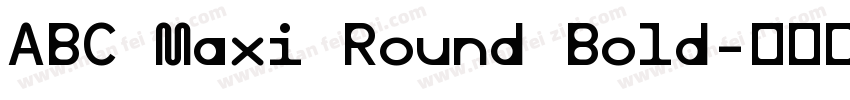 ABC Maxi Round Bold字体转换